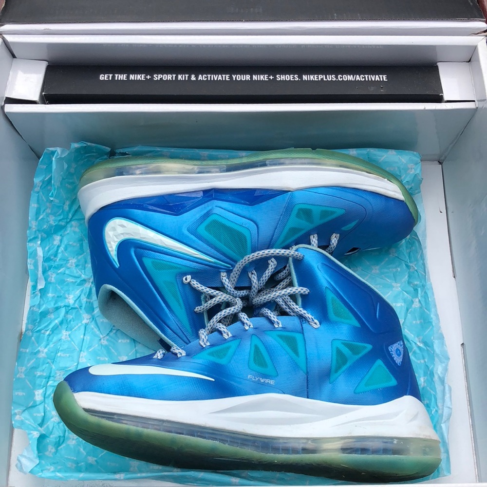 LeBron X Blue Diamond